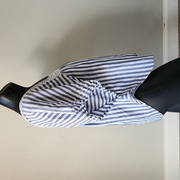 Madewell Butterfly Top in Stripe Play - Picture 5 of 11